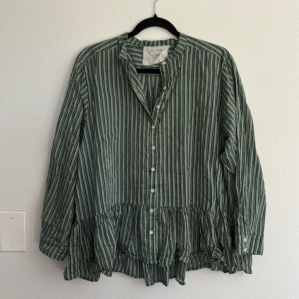 ACACIA - Long Sleeve Button-Down - M
